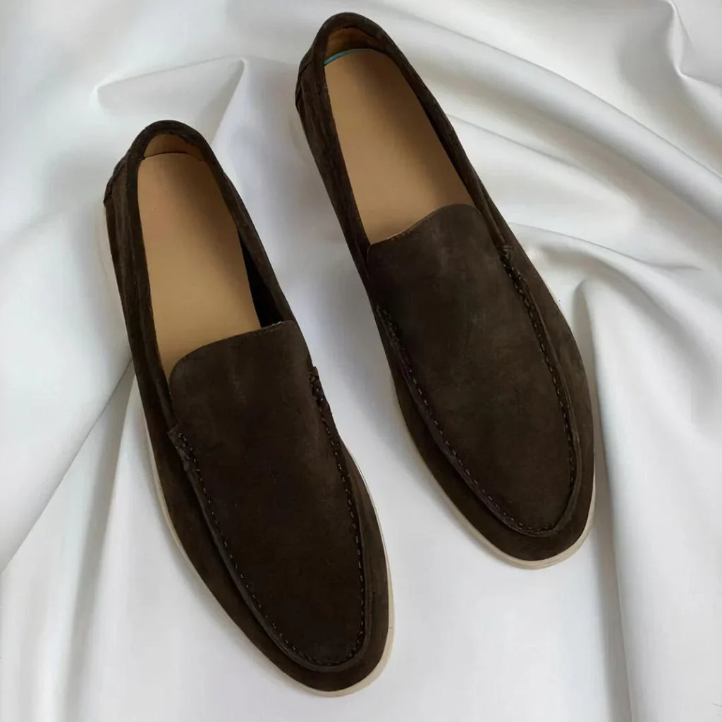Mocassins élégants en daim