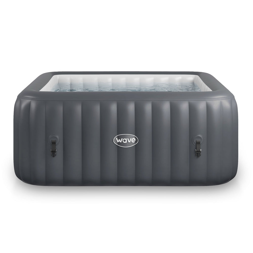 Wave Spas Pacific Square Inflatable Portable Hot Tub Spa 4-6 Person