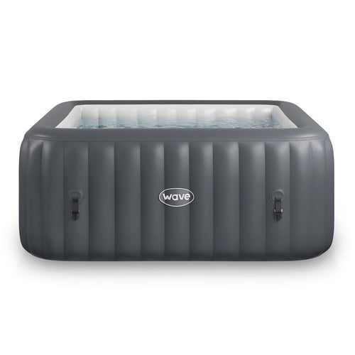 Wave Spas Pacific Square Inflatable Portable Hot Tub Spa 4-6 Person